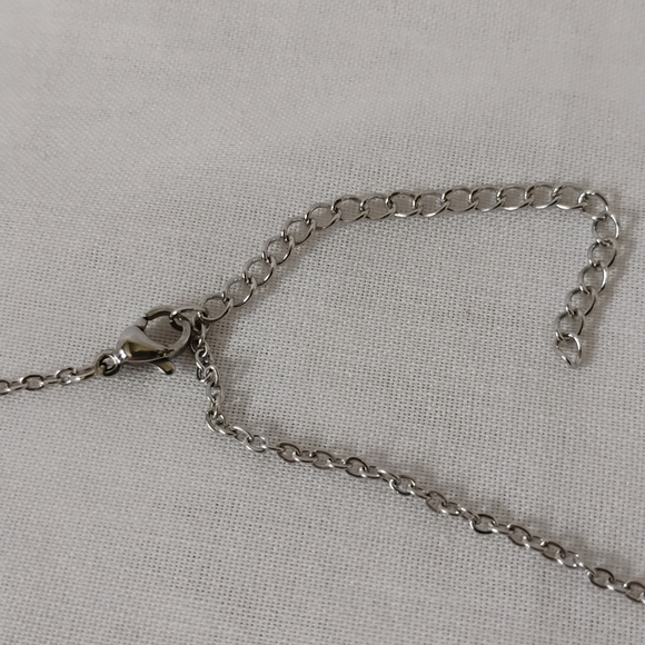 Taylor Swift "Folklore" Silver Tone Metal Chain Necklace with Adjustable Length - Picture 7 of 10